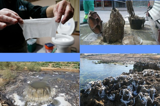 В канализации Валенсии образовался 3,5-километровый засор салфектами