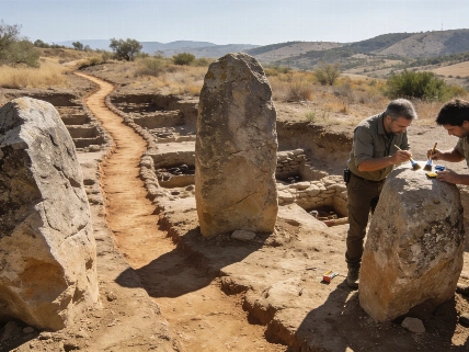 Ancient Stones in Huelva Reveal Forgotten Burial Road RUSSPAIN.com