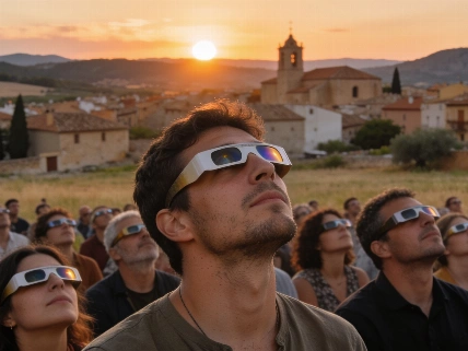 Catalonia Braces for Historic Eclipse as 50,000 Visitors Expected RUSSPAIN.com