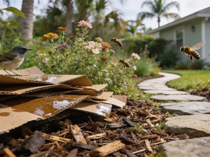 Florida Homeowner Turns Lawn Into Wildlife Haven With Cardboard and Native Plants RUSSPAIN.com