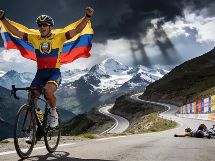 Carapaz Wins Dramatic Alpe d’Huez Stage After Kuss Crash RUSSPAIN.com