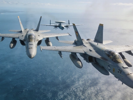 Spanish EF-18Ms Escort Russian Surveillance Aircraft Over the Baltic RUSSPAIN.com