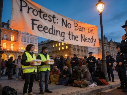 San Sebastián Halts Volunteer Street Dinners for Homeless Over Safety Concerns RUSSPAIN.com