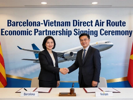 Barcelona and Vietnam Chambers Sign Pact, Eye Direct Air Link RUSSPAIN.com