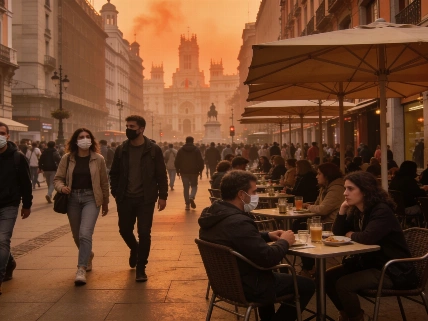 Madrid Residents Ignore Air Quality Warnings Amid Wildfire Smoke RUSSPAIN.com