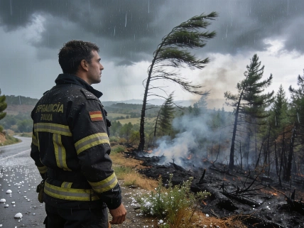 Storms batter Spain as rain and hail sweep the north and center RUSSPAIN.com