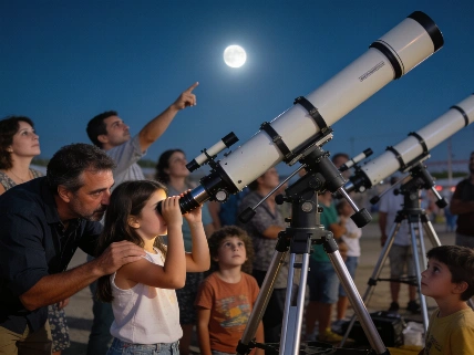 Alcalá de Henares hosts open-air lunar night with NASA RUSSPAIN.com