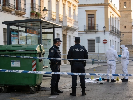 Police seal off Jerez de la Frontera street after body found in bin RUSSPAIN.com