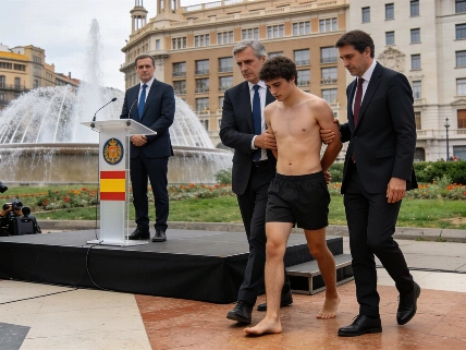 Press Conference Disrupted as Young Man Confronts Bendodo in Barcelona RUSSPAIN.com