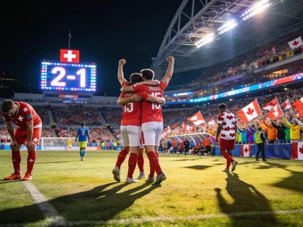Switzerland Secures Group B Top Spot After 2-1 Win Over Canada in Vancouver RUSSPAIN.com