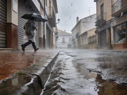 Torrential rain hits Valencia as Càrcer records 30 litres per hour RUSSPAIN.com