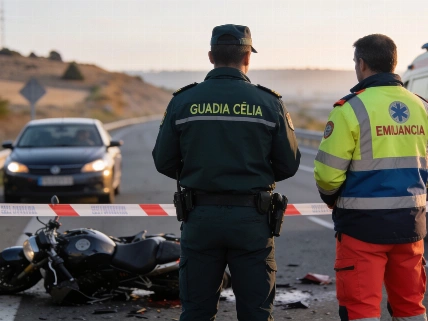 Motorcyclist from Castellanos Dies in Early Morning Crash near Salamanca RUSSPAIN.com