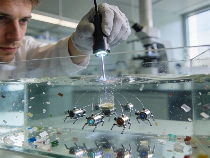 Magnetic Microrobots Remove Up to 94% of Microplastics from Water RUSSPAIN.com