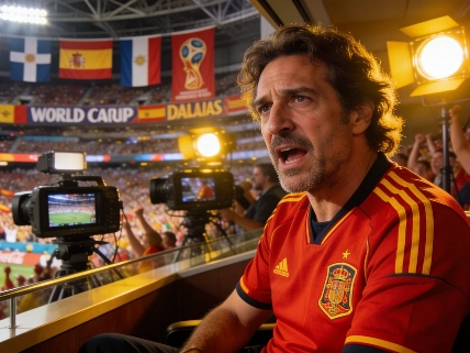 Javier Bardem Wears Spain Jersey at World Cup Match in Dallas RUSSPAIN.com