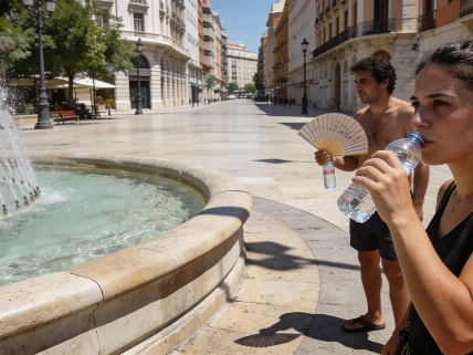 València Endures 44°C Heat as Emergency Measures Activated RUSSPAIN.com