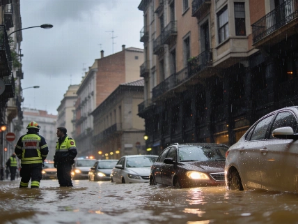 Barcelona streets submerged as record rain triggers chaos RUSSPAIN.com