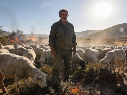 Shepherd’s Warning: Livestock Beat 100 Workers in Fire Prevention RUSSPAIN.com