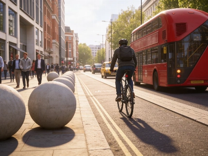 Why Concrete Spheres on Sidewalks Are a Lifesaving Urban Barrier RUSSPAIN.com