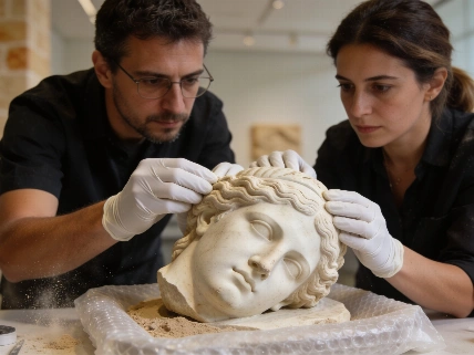 Ancient Roman Venus Head Found During Alicante Beach Works RUSSPAIN.com