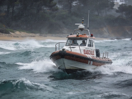 Cabrera de Mar woman found at sea after flood RUSSPAIN.com