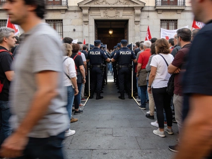 Ayuso spent 72 minutes inside Madrid chamber during teachers' protest RUSSPAIN.com