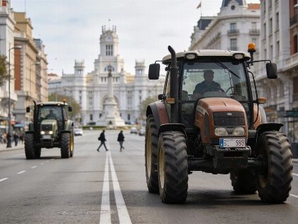 Five tractor columns will disrupt Madrid traffic on Wednesday RUSSPAIN.com