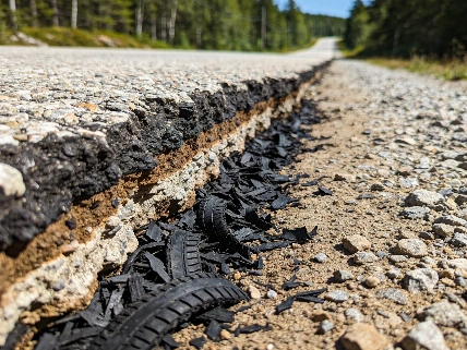 Maine Road Survives Decades on a Foundation of Shredded Tyres RUSSPAIN.com