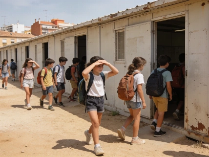 Three Thousand Valencian Students Begin School Year in Temporary Classrooms RUSSPAIN.com