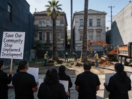 Valencia Residents Protest Palm Tree Removal for New Hotel in El Botànic RUSSPAIN.com