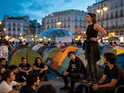 Ayuso accuses Sol protest camp of shielding Sánchez from political defeat RUSSPAIN.com