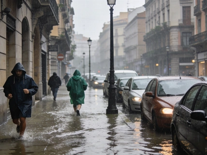 Severe storms bring flood risk and damaging winds to Catalonia RUSSPAIN.com