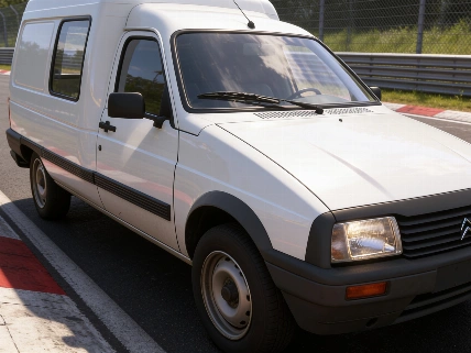 A 20-Year-Old Drives a Modified Citroën C15 Over 1,200 km to Conquer Nürburgring RUSSPAIN.com