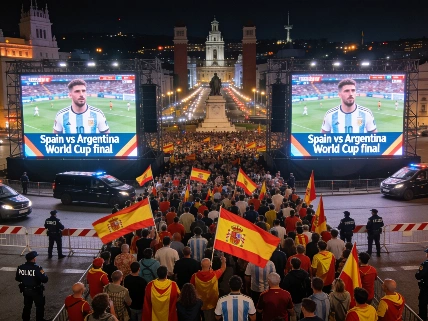 Madrid Prepares for World Cup Final: Giant Screens, Road Closures Announced RUSSPAIN.com