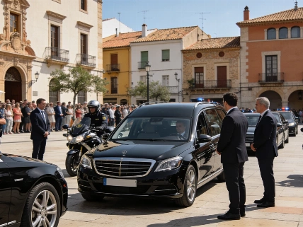 Sánchez rolls into Gavá with eleven-car convoy for PSOE rally RUSSPAIN.com