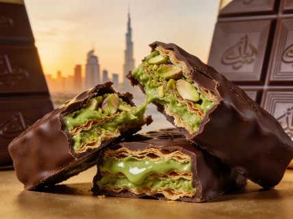 Dubai Pistachio Chocolate Gains Fame After Tania Llasera Endorsement RUSSPAIN.com