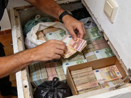 Hidden stashes with millions in cash found in police officer's home near Madrid RUSSPAIN.com