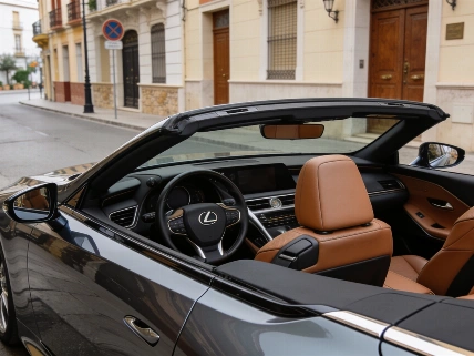 Lexus LC 500 Cabrio becomes a rare sight on Spanish roads RUSSPAIN.com