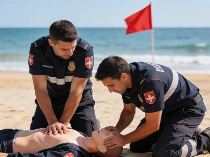 Two young people drown while swimming at Guardamar de Segura beach RUSSPAIN.com