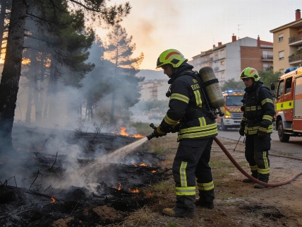 Fire rips through Valdemoro apartment block after suspected explosion RUSSPAIN.com
