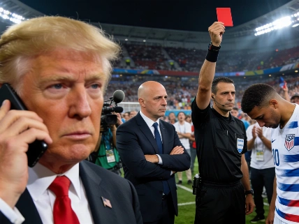 Trump’s FIFA Call Over Balogun Red Card Sparks World Cup Uproar RUSSPAIN.com