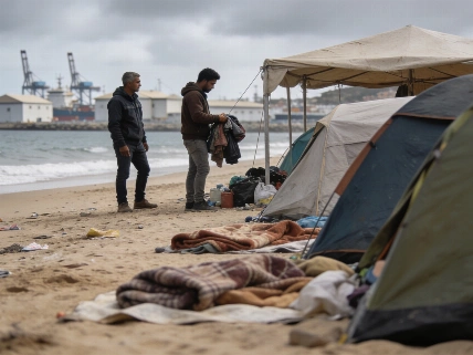 Ceuta struggles to house thousands of migrants as street camps return RUSSPAIN.com
