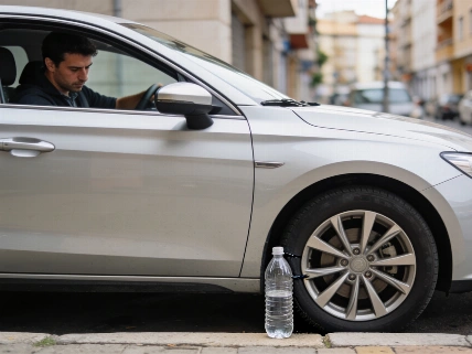 Why a Plastic Bottle Near Your Car Wheel Should Make You Pause RUSSPAIN.com