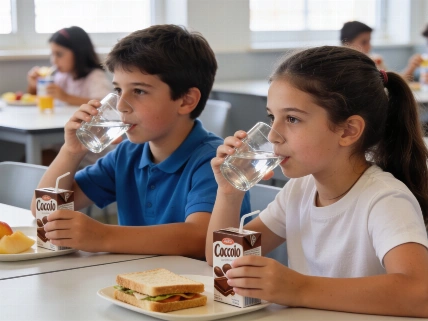 Spanish children choose water and cocoa milk over sugary drinks RUSSPAIN.com