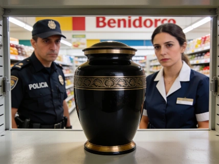 Police Seek Family After Funeral Urn With Ashes Left in Benidorm Supermarket RUSSPAIN.com