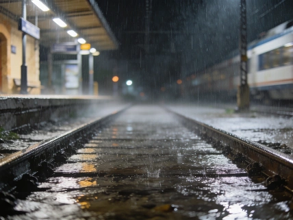Storm Cuts Rail Link Between Sant Vicenç de Calders and Tarragona RUSSPAIN.com