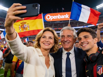 Ana Patricia Botín and Juan Roig Spark Viral Moment with IShowSpeed at Spain-France Match RUSSPAIN.com
