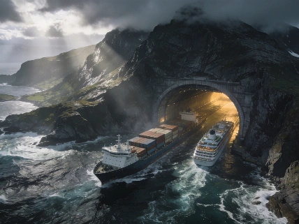 Norway to Build World’s First 1.7-Kilometer Ship Tunnel Through a Mountain RUSSPAIN.com