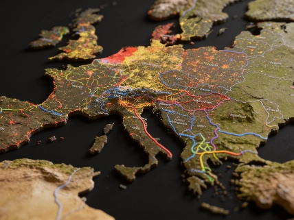 Europe’s Cycling Map Reveals Why Spanish Bike Lanes Fall Short RUSSPAIN.com
