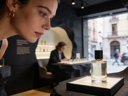 Givenchy turns Madrid space into L'Interdit Elixir showcase RUSSPAIN.com