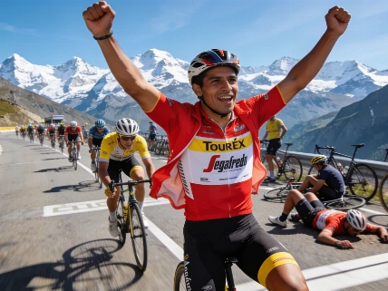 Carapaz Triumphs Solo on Alpe d'Huez as Pogacar Secures Podium for Del Toro RUSSPAIN.com
